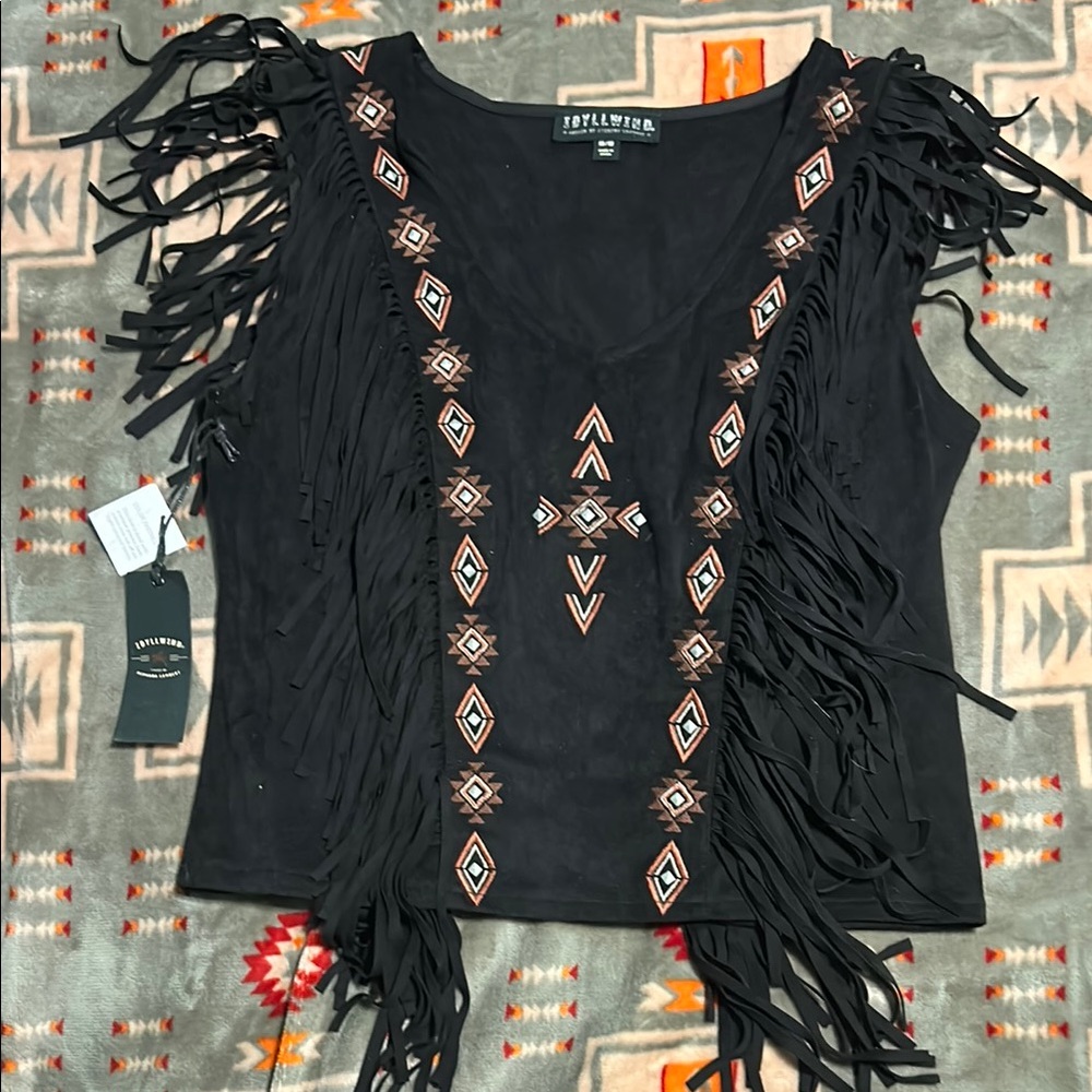 Brand new Idyllwind Fringe Top
